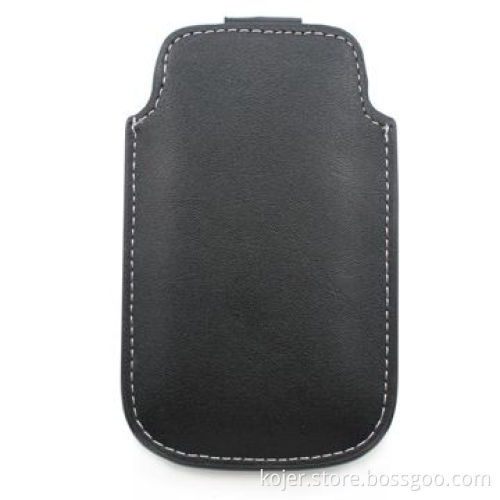 Mobile Phone Case for Apple's iPhone 4, Made of PU Material with Retractable Pull-tab Combined